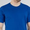 Kaos Polos Lengan Pendek Blue Solid Cotton Combed 30s - Gambar 5