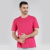 Kaos Polos Lengan Pendek Fuchia Cotton Combed 30s - Gambar 2