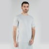 Kaos Polos Lengan Pendek Grey Solid Cotton Combed 30s - Gambar 2
